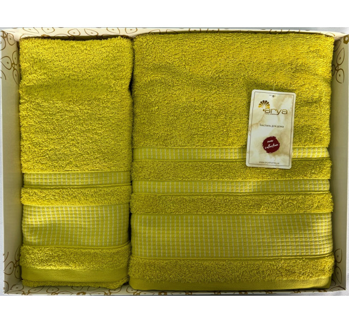 Набор Полотенец Arya Жаккард 50x90-70x140 Hera