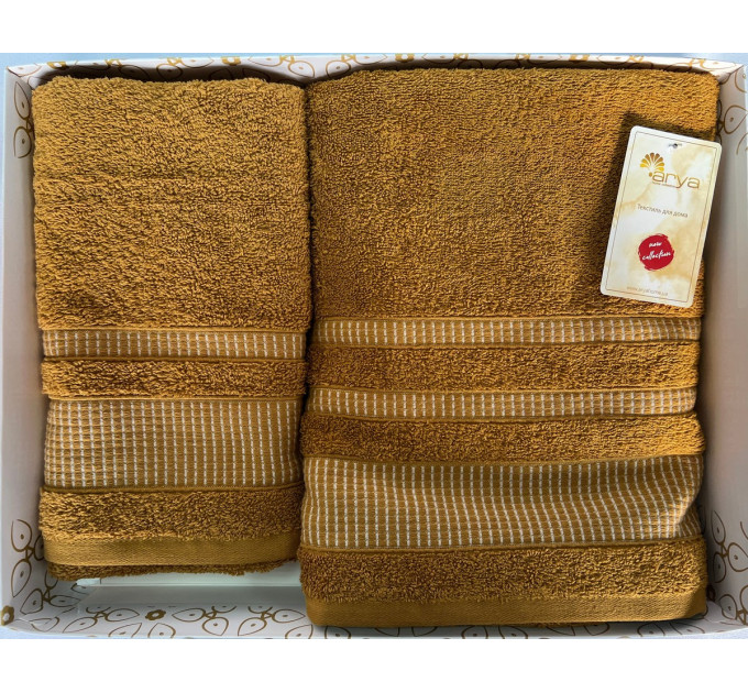 Набор Полотенец Arya Жаккард 50x90-70x140 Hera