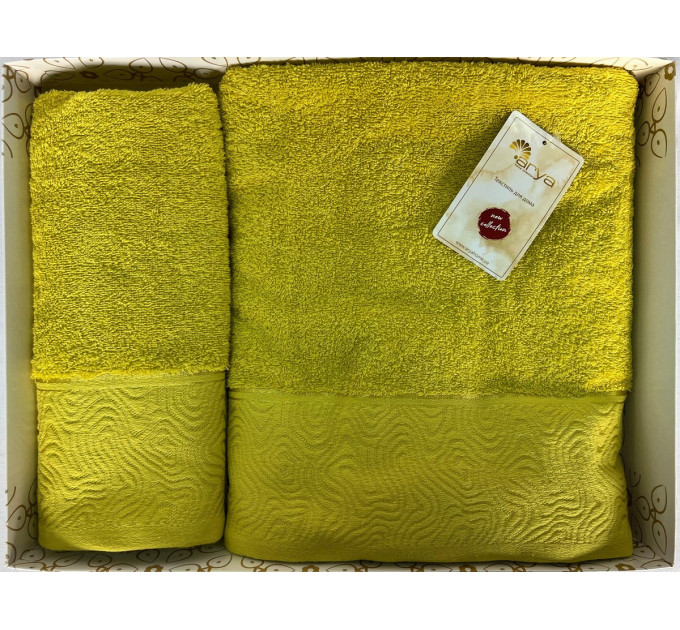 Набор Полотенец Arya Жаккард 50x90-70x140 Fold