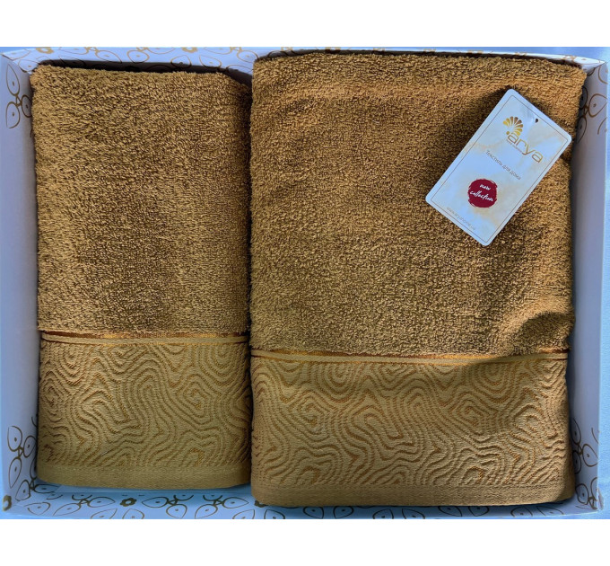 Набор Полотенец Arya Жаккард 50x90-70x140 Fold