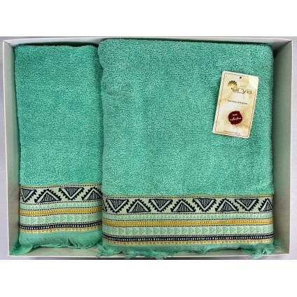 Набор Полотенец Arya Жаккард 50x90-70x140 Firuze