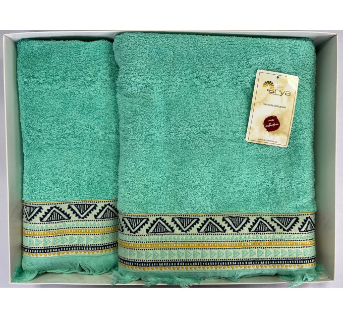 Набор Полотенец Arya Жаккард 50x90-70x140 Firuze