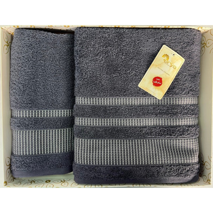 Набор Полотенец Arya Жаккард 50x90-70x140 Hera