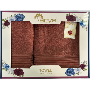 Набор Полотенец Arya Жаккард 50x90-70x140 Dophne