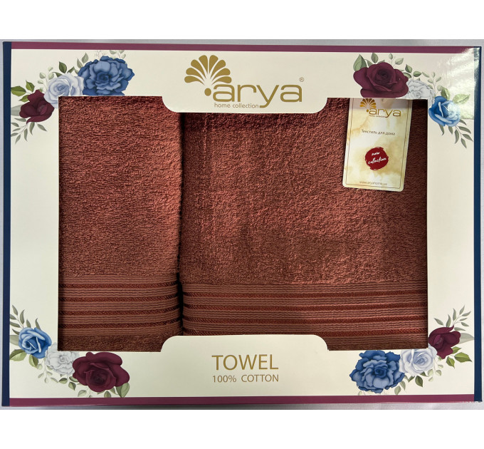 Набор Полотенец Arya Жаккард 50x90-70x140 Dophne