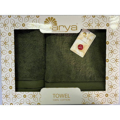 Набор Полотенец Arya Жаккард 50x90-70x140 Elena