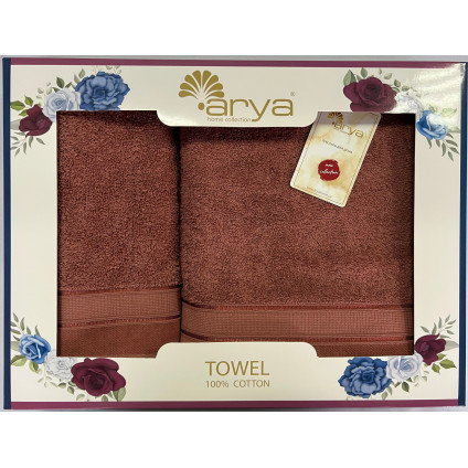Набор Полотенец Arya Жаккард 50x90-70x140 Elena