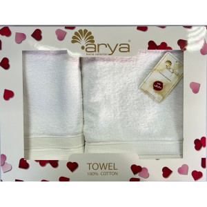 Набор Полотенец Arya Жаккард 50x90-70x140 Elena