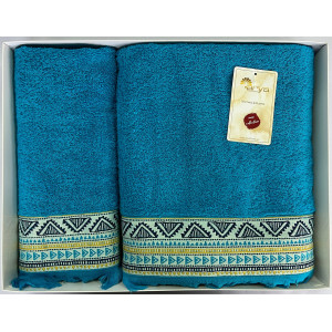 Набор Полотенец Arya Жаккард 50x90-70x140 Firuze
