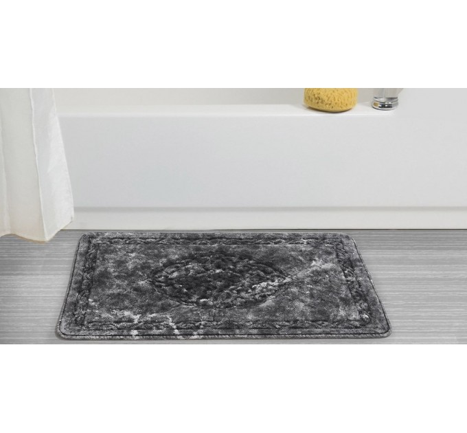 Килимок Arya 70x120 1 Пр. Damaks Антрацит - Сірий