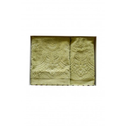 Набор Полотенец Arya Жаккард Бархат 50x90-70x140 Sabino