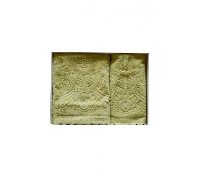 Набор Полотенец Arya Жаккард Бархат 50x90-70x140 Sabino