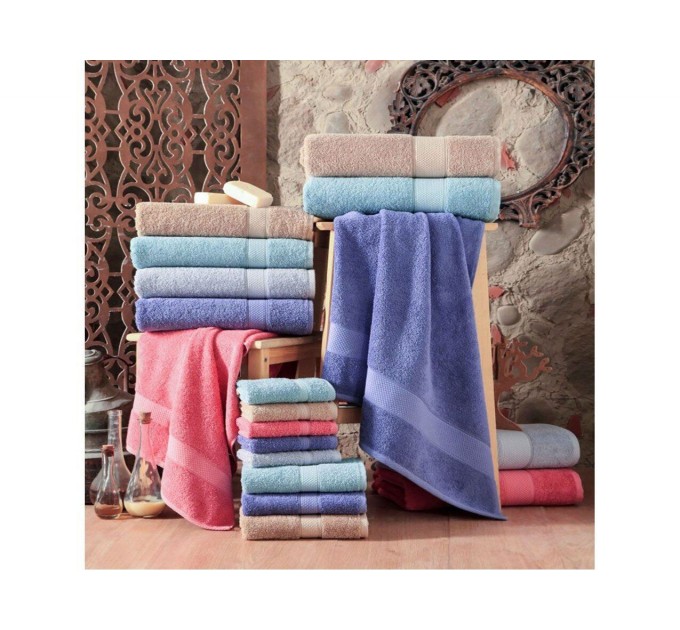 Полотенце Arya Однотонний 100x150 Miranda Soft