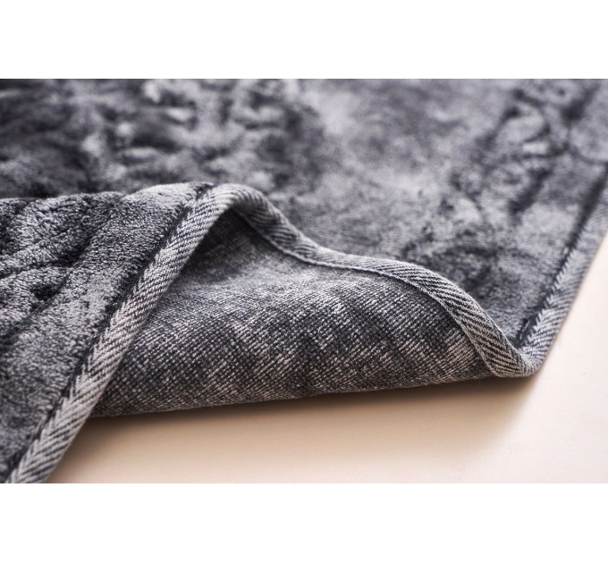 Килимок Arya 60x100 - 60x50 2 Пр. Damaks Антрацит - Сірий