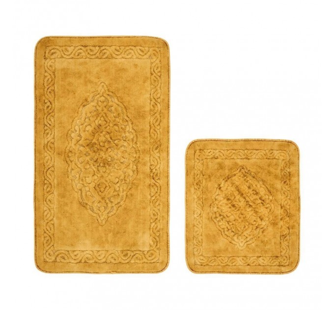 Килимок Arya 60x100 - 60x50 2 Пр. Damaks  Гірчичний