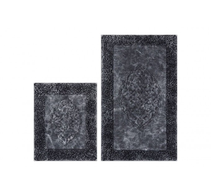 Килимок Arya 60x100 - 60x50 2 Пр. Tiffany  Антрацит - Сірий