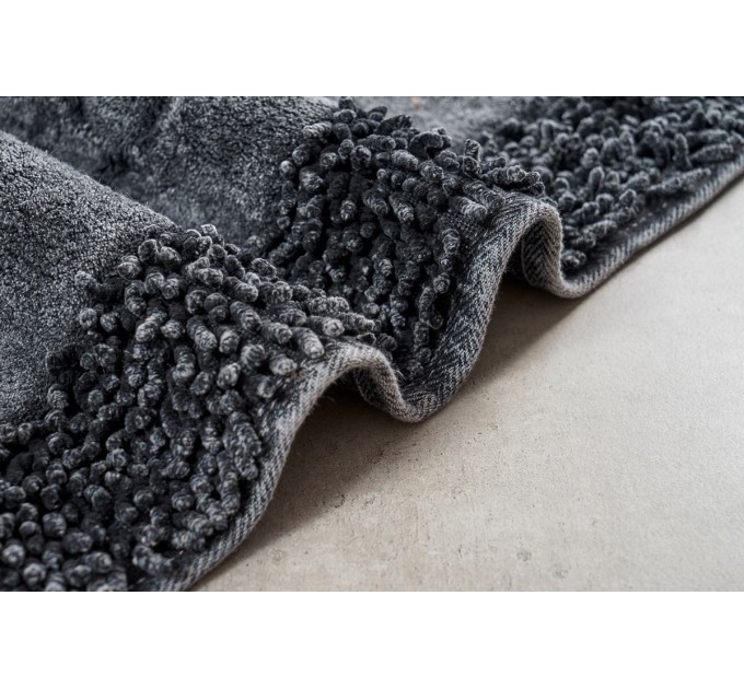 Килимок Arya 60x100 - 60x50 2 Пр. Tiffany  Антрацит - Сірий