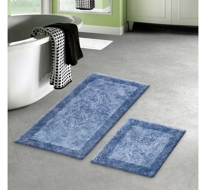Килимок Arya 60x100 - 60x50 2 Пр. Tiffany  Блакитний