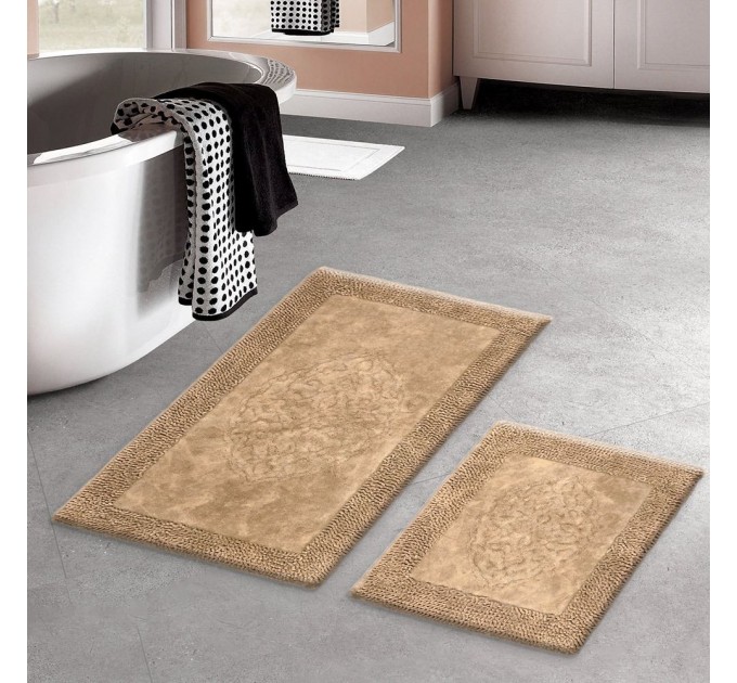Килимок Arya 60x100 - 60x50 2 Пр. Tiffany  Світло-коричневий