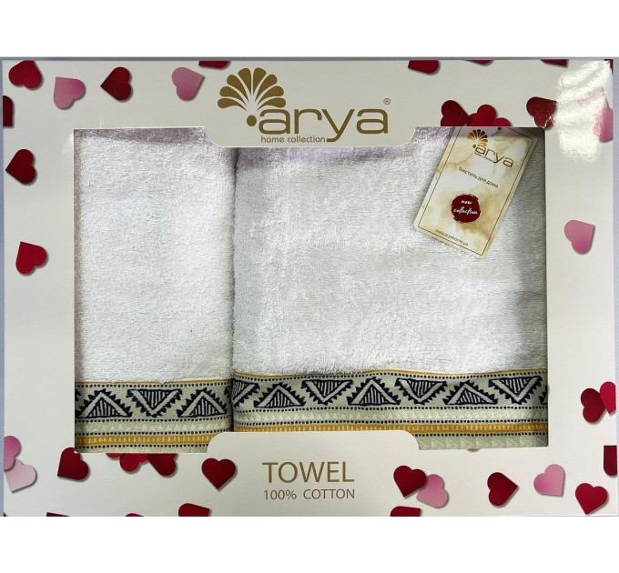 Набор Полотенец Arya Жаккард 50x90-70x140 Firuze