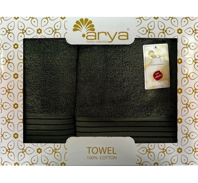 Набор Полотенец Arya Жаккард 50x90-70x140 Dophne