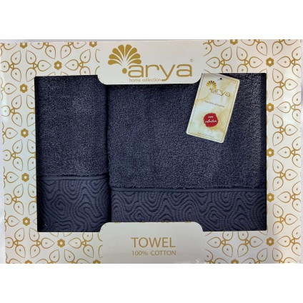 Набор Полотенец Arya Жаккард 50x90-70x140 Fold