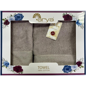 Набор Полотенец Arya Жаккард 50x90-70x140 Sena