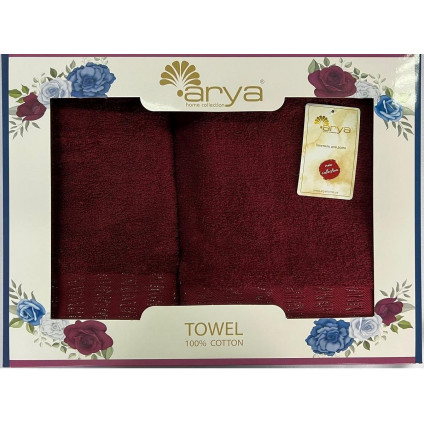 Набор Полотенец Arya Жаккард 50x90-70x140 Sophia