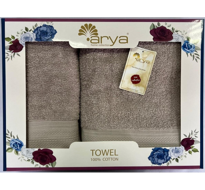 Набор Полотенец Arya Жаккард 50x90-70x140 Touch