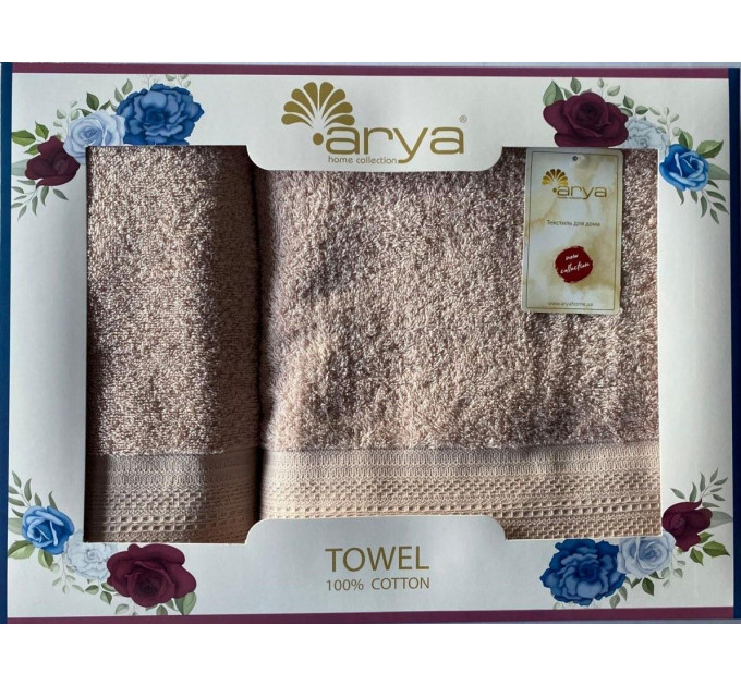 Набор Полотенец Arya Жаккард 50x90-70x140 Touch