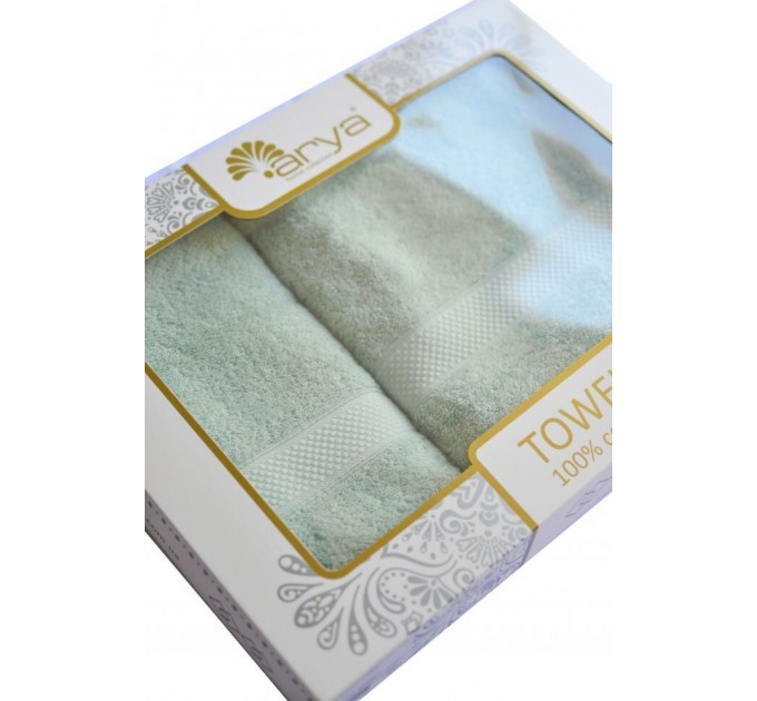 Набор Полотенец Arya Однотонное 50x90-70x140 2 Пр. Miranda Soft