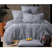 Постільна білизна Arya Vogue Органік Жаккард 200x220 Siv